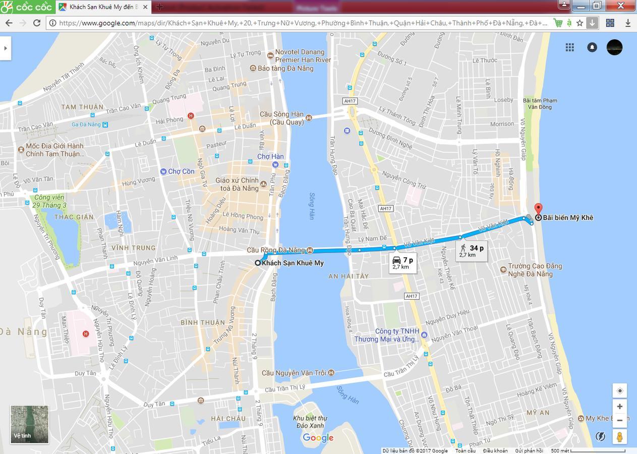 דה נאנג Khue My Hotel מראה חיצוני תמונה